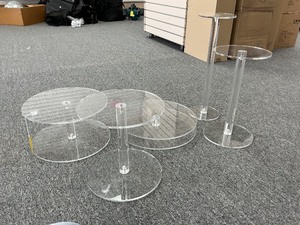 Acrylic CakeCupcake Stands