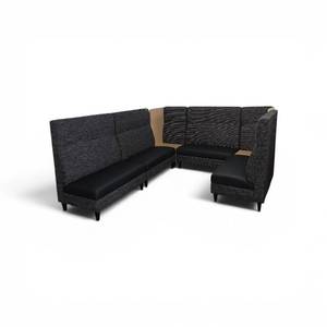 6 Piece Modular Seating Booth