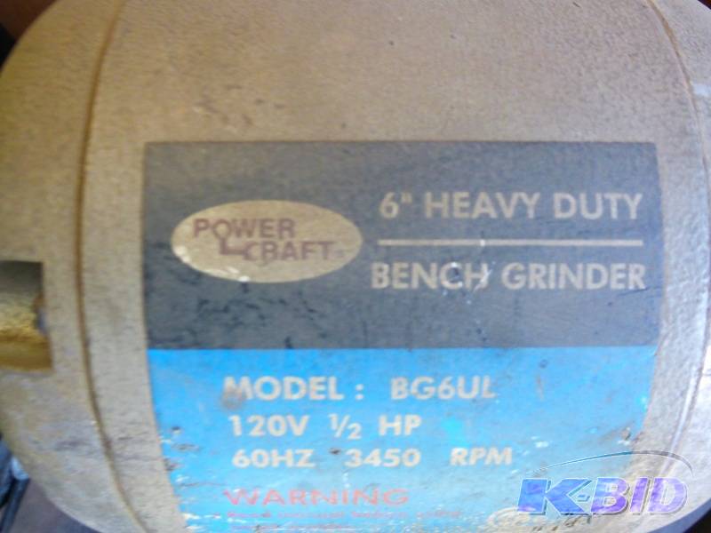 Power Craft Bench Grinder