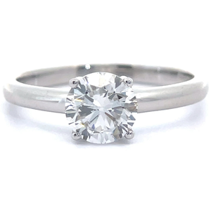 1 Carat Diamond Round Brilliant Solitaire Ring VIDEO