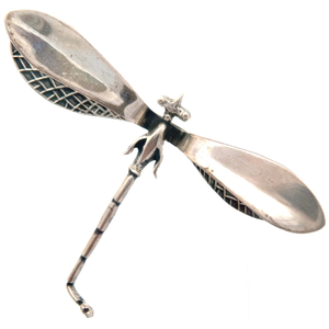Vintage Textured 3D Dragonfly Brooch Stick Pin VIDEO
