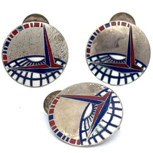 Lot of 3 WWII Air Transport Command Matching Pins