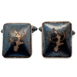 Vintage Siam Sterling Silver Cufflinks VIDEO