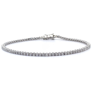 Elegant 2 Carat Diamond Tennis Bracelet $1095 Retail VIDEO