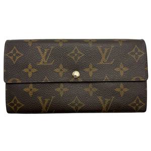 Louis Vuitton Monogram Canvas Snap Sarah Long Wallet Pre-Owned Retail $650