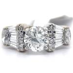 1.76 Carat Natural Diamond Ring in 18K White Gold; $13,285 Appraisal Included *VIDEO*