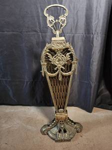 Ornate Folding Fireplace Screen