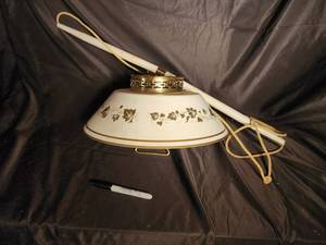Vintage Floral Swag Lamp Light Fixture