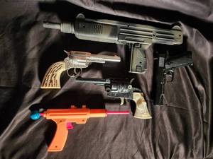 Toy Pistols, Cap Guns & Sword Assortment