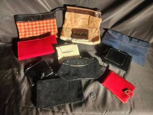 Mixed Vintage Clutch Purse Lot of 9