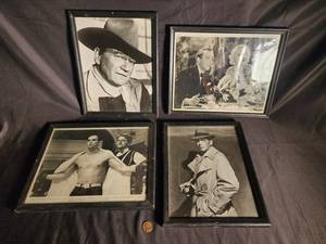 Vintage Framed Black & White Photo Collection (Lot of 4)