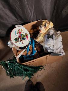 Mixed Vintage Toys, Dolls & Wooden Blocks
