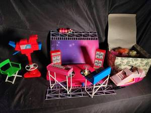Assorted Doll Playset Accessories, Figures & Furniture