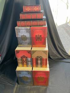 Decorative Book Box Set (Lot of 8)