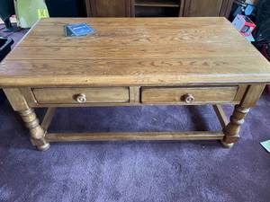 Ashley Millennium Two-Drawer Wood Coffee Table