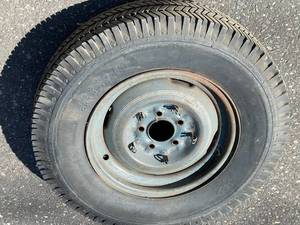 Super Balloon Tire on 5-Lug Steel Wheel 6.50-16