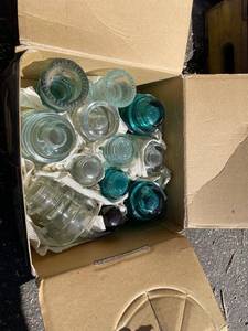 Assorted Vintage Glass Insulators (Lot of 11)