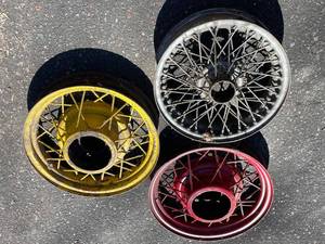 Wire Spoke Wheels (Lot of 3)