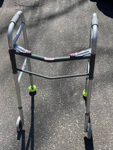 Nova Folding Walker With 5 Wheels 300 Lb Capacity