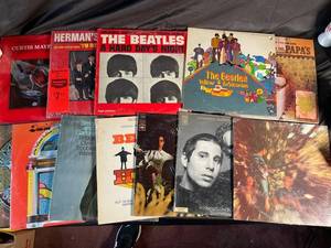 Vintage Beatles, Simon & Garfunkel & Assorted LPs (Lot of 11)