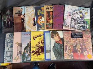 Mixed Rock Vinyl Record Album Lot of 14
