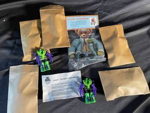 C3 Boys Creepy Renegade Robot Monster Figures & Dancing Indian Bear Cutout (Lot of 3)