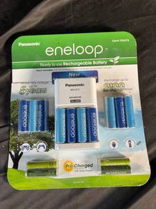 Panasonic Eneloop Rechargeable Battery Starter Kit with BQ-CC17 Charger
