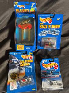 Hot Wheels Die-Cast Car Lot of 4