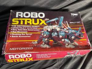 Tomy Robo Strux Brutox Motorized Robot Construction Set with Original Box