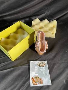 Decorative High Heel Shoe Figurine in Original Box