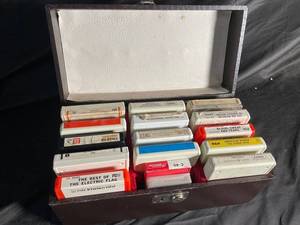 Vintage Cassette Tape Collection in Case (Lot of 12)
