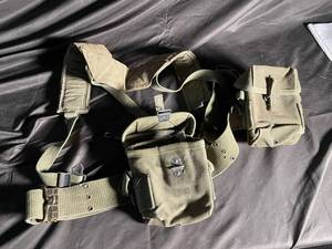 Military Web Gear Harness with Pouches