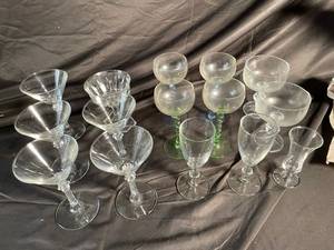 Assorted Stemmed Glassware (Lot of 14)