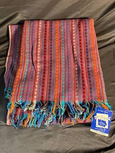 Amana Woolens 100% Wool Throw Blanket
