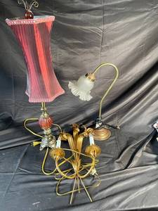 Mixed Lot of 3 Decorative Lamps