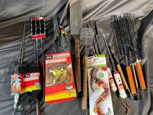 Seasonal Essentials FireWire Grill Tools & Skewers Mixed Lot