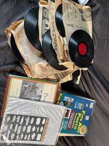 Mixed Vinyl Records, Sleeves & Photo Refills
