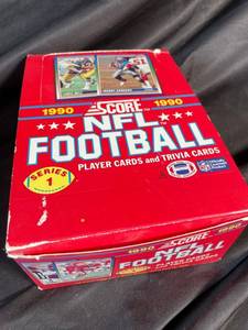 1990 Score NFL Football Trading Cards Series 1 Box