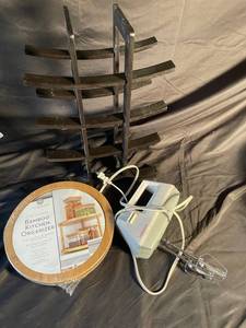 Farberware Hand Mixer & Bamboo Kitchen Organizer and Wine Rack