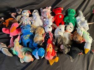 Ty Beanie Babies Plush Assortment (Lot of 24)