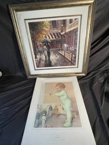 Framed Art Print Pair (Lot of 2)