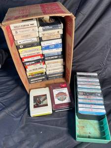 Vintage 8 Track and cassette Tape Collection (Lot of 32)