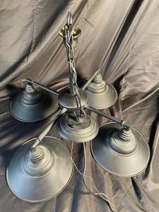 4-Light Hanging Chandelier Fixture with Chain