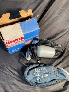 Vintage Hoover Dustette Handheld Vacuum with Original Box