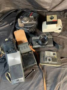 Petri, Kodak & Polaroid Vintage Camera Mixed Lot