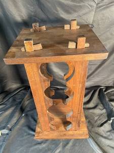 Gonood Tropical Walnut Wooden Wine Rack