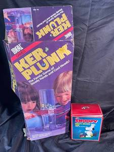 Merry Plunk Family Game & Snoopy Wind-Up Action Toy (Lot of 2)
