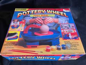 NSI Pottery Wheel Workshop Motorized Foot Pedal Set with Instructions