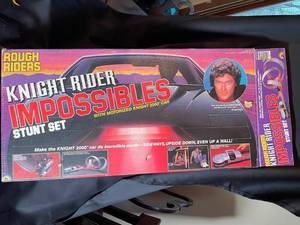 Rough Riders Knight Rider Impossibles Stunt Set with Motorized Knight 2000 Car