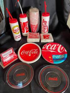Coca-Cola Assorted Drinkware & Serving Pieces (Lot of 11)